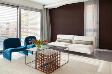 Luxury apartment, comfortable living room