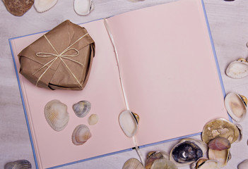 Sea souvenir concept