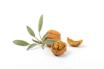 walnuts and fresh sage