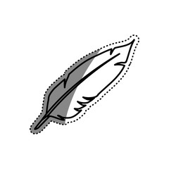 Vintage pen feather icon vector illustration graphic design