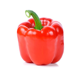 red pepper isolated on white background
