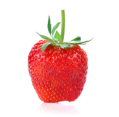 strawberry on white background