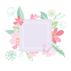 Summer flower composition