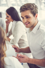 Fototapeta premium Business people working