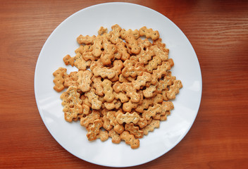 Crackers with poppy seeds