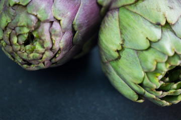 Obraz premium Carciofi macro