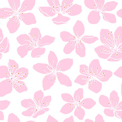 Sakura flowers pattern