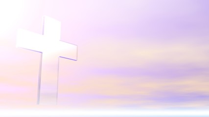 Christian Cross - Crystal