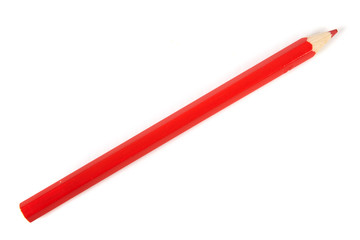 Red wooden pencil