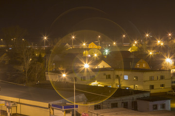 City night landscape