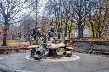 The Alice in Wonderland sculpture at Central Park - New York, USA