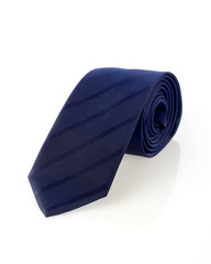 Blue necktie