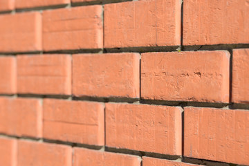 Obraz premium Red brick wall background texture