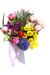 Spring bouquet of flowers