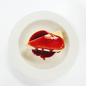 Strawberry crepe cake