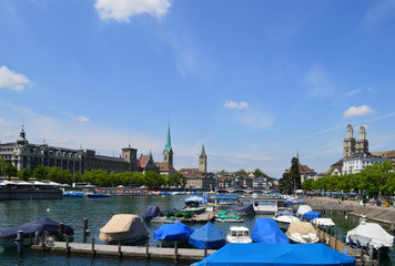 Fototapeta na wymiar Zurich panorama