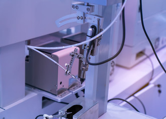 artificial intelligence machine at industrial manufacture factory