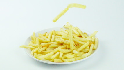 French fries, chips or finger chips are served hot, either soft or crispy, and are generally eaten as part of lunch or dinner or by themselves as a snack