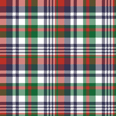 Check pixel color plaid seamless pattern