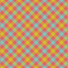 Check plaid fabric texture seamless pattern