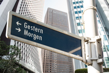 Fototapeta premium Schild 208 - Morgen