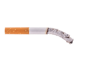 Cigarette. studio shot isolated on a white