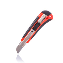 New cutter blade. Studio shot isolated on white