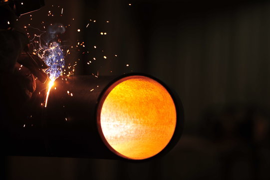 Glowing Pipe End