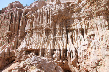 красно-белый песок в каньоне ручей фей