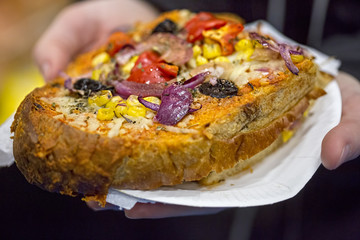 Vegetable bruschetta 