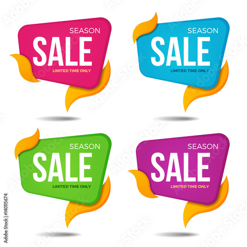 collection of sale labels price tags bannesr stickers badges for sale tags templates
