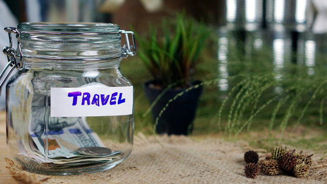 Money savings for travel.