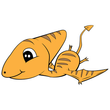 recommend clip art: Cartoon of Baby Pterodactyl Dinosaur.