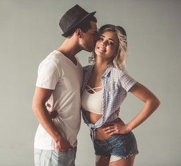 Stylish young couple