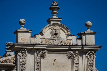 Fototapeta na wymiar Barocco pavilion (1619) at Villa Borghese Park, Rome, Italy