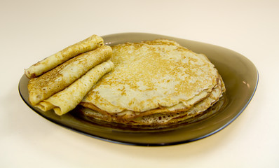 Crepes. Pancake stack. Pancakes