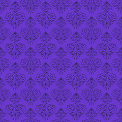 Fototapeta premium Seamless vector floral wallpaper