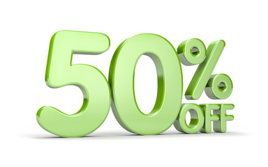 Big sale, clearance - metallic text. 3d illustration