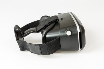 virtual reality simulator glasses for smartphone on white
