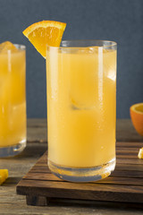 Homemade Alcoholic Gin and Juice Cocktail