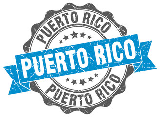 Puerto Rico round ribbon seal
