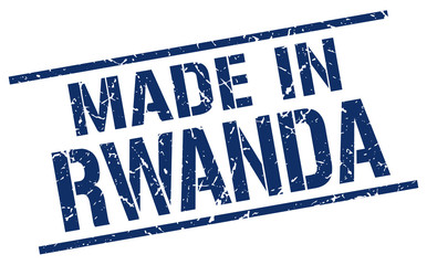 made in Rwanda stamp