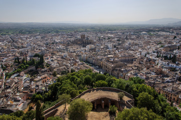 Fototapeta na wymiar Granada, panorama