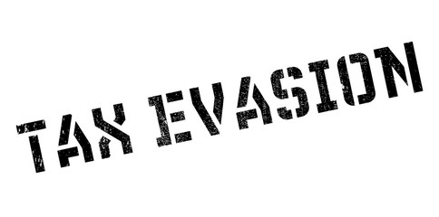 Tax Evasion rubber stamp. Grunge design with dust scratches. Effects can be easily removed for a clean, crisp look. Color is easily changed.