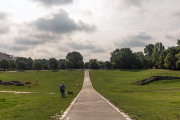 Blick über den Görlitzer Park in Berlin