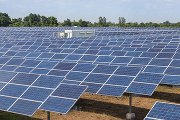 solar cells in power station alternative renewable energy from natural