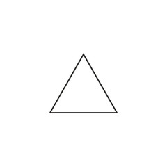  Minimalism triangle icon