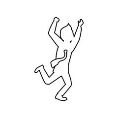 Successful executive businessman icon vector illustration graphic design