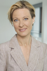 Portrait of blond business woman