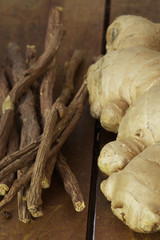 Fototapeta premium Ginger and licorice